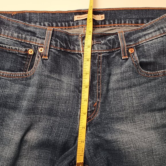 Levi's 415 Relaxed Bootcut Jeans Size 31/12 Mid Rise Medium Wash - Picture 7 of 9